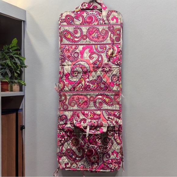 Vera Bradley Large Hanging Travel Bag Jewelry & Toiletry Organizer Multi Pockets - Picture 1 of 11